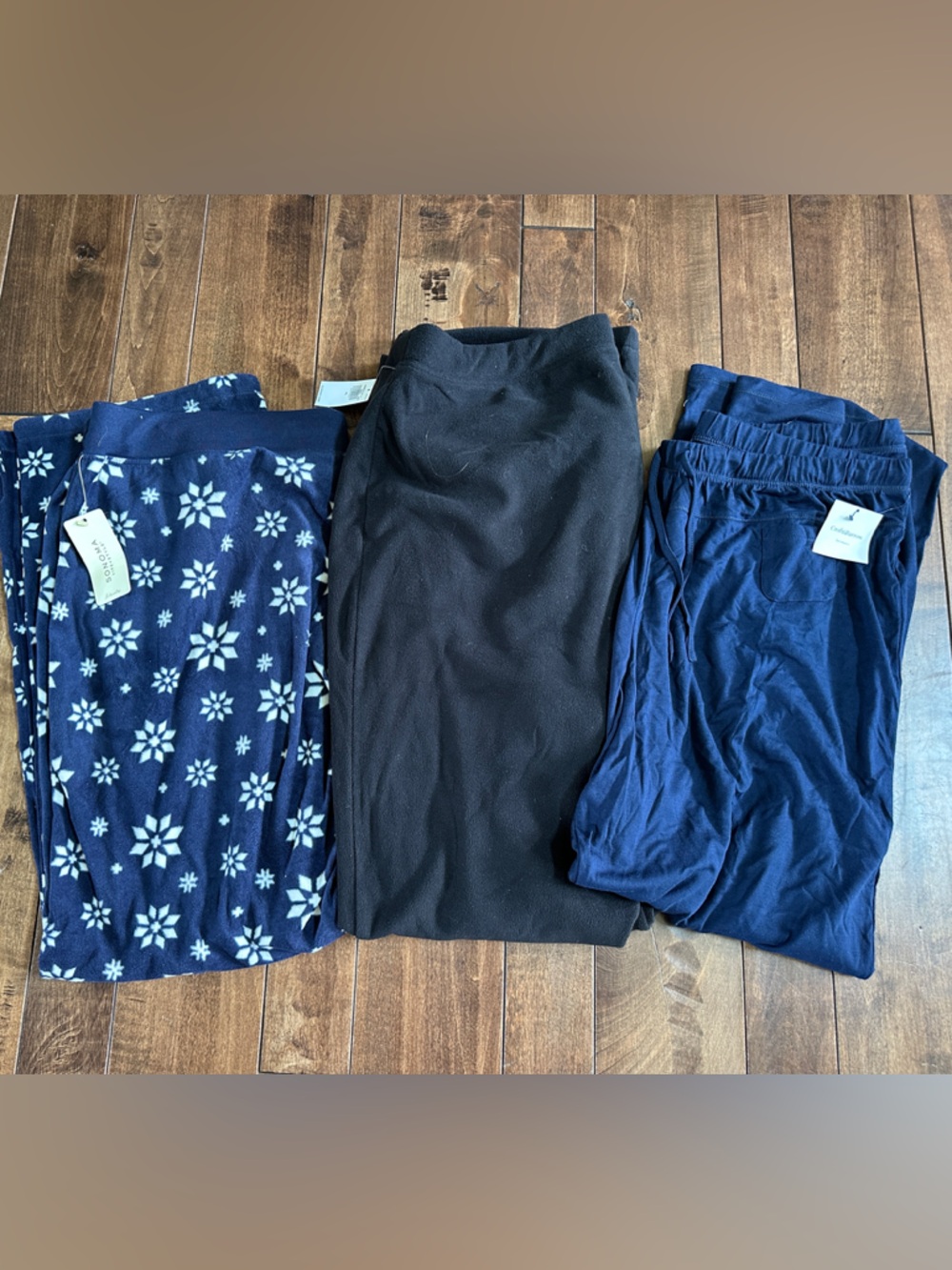Cozy Navy & Black Lounge Pants Trio